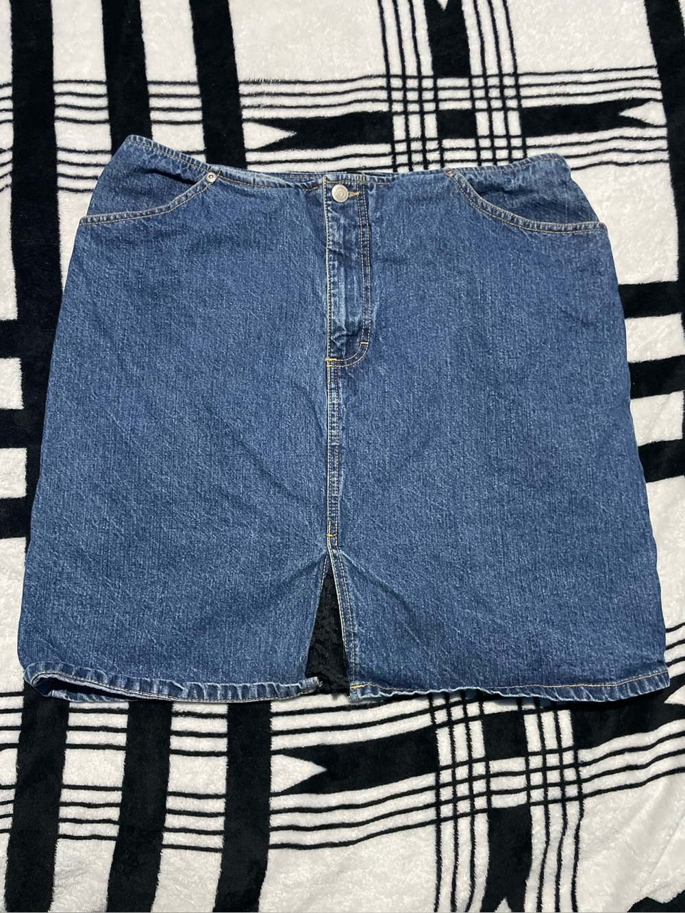 Jalate denim mini skirt